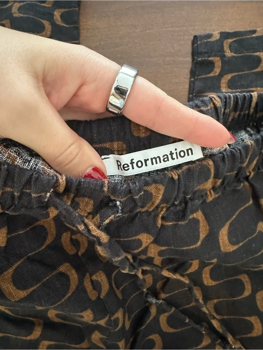 Reformation Olina Linen Pant